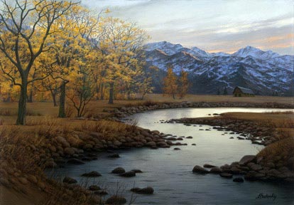 Autumn Stream, by Alexei Butirskiy