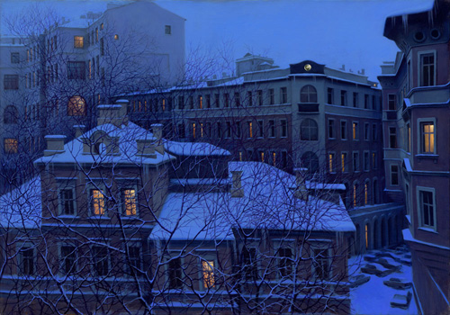 Evening Lights, by Alexei Butirskiy