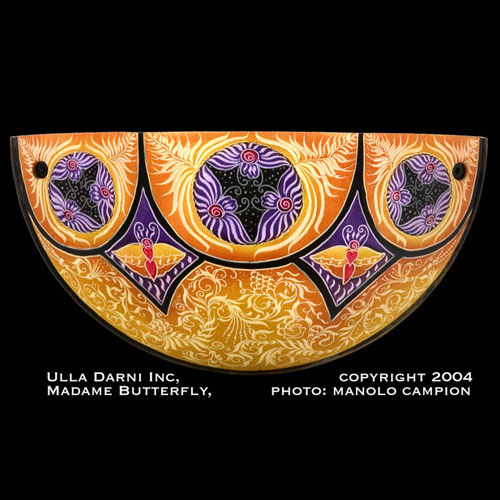 Madame Butterfly Sconce, by Ulla Darni