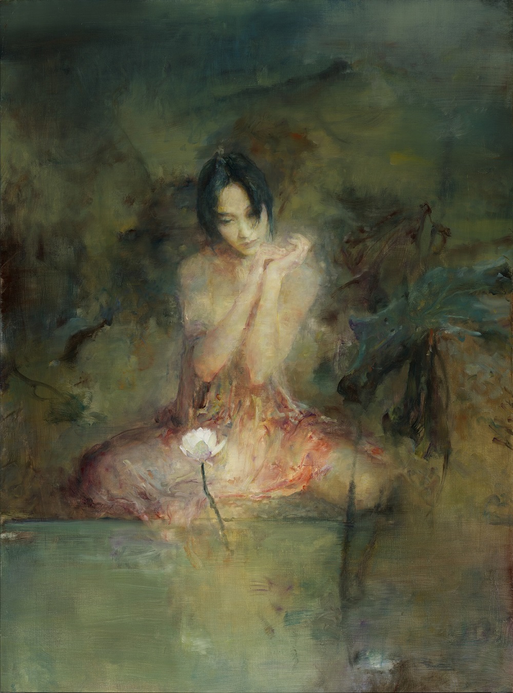 Day Dream of the Lotus, by Hu Jun Di