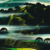 Fog Draped Hills, by Eyvind Earle