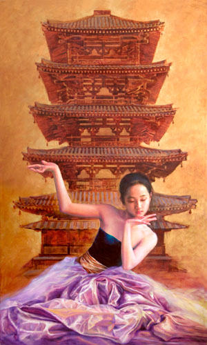Golden Pagoda, by Jia Lu