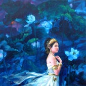 Lotus Bodhisattva, by Jia Lu