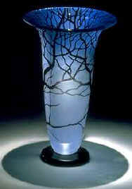 Tree Vase Aqua, by Bernard Katz
