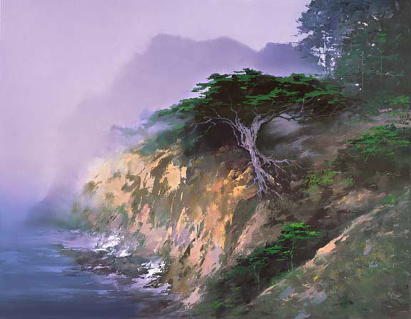 Big Sur Cypress, by H Leung