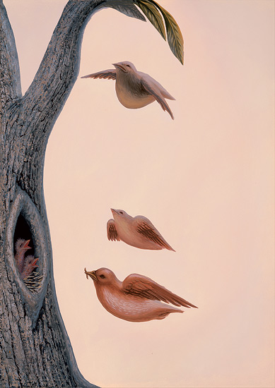 Family of Birds, by Octavio Ocampo