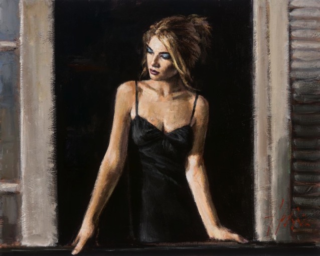 Balcony at Buenos Aires VII Blanca, by Fabian Perez