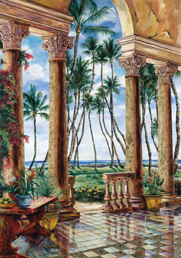 Paradise Palms, by Karen Stene
