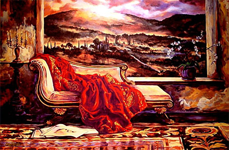 Tuscan Chaise, by Karen Stene
